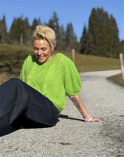 Lene Beier x Lind - LBTulipan Strik - Light Green 